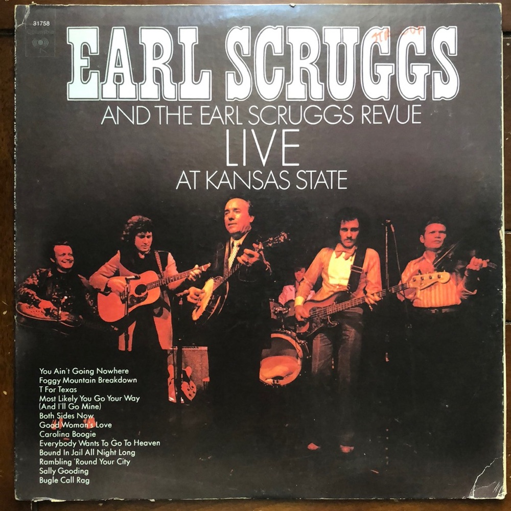 Earl Scruggs Live At Kansas State Vinyl Lp
